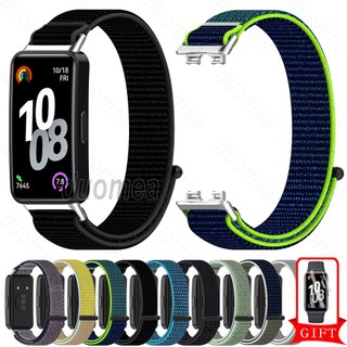 ทอไนล่อนสายรัดข้อมือสร้อยข้อมือสายนาฬิกาข้อมืออุปกรณ์เสริมสําหรับ Huawei Band 10 9 8