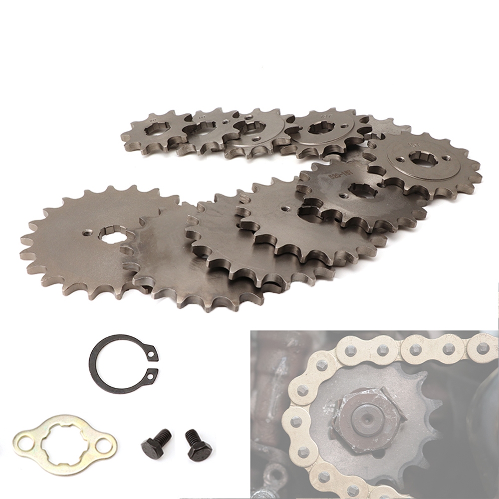 520 โซ่ 20 มม.10T -22T สเตอร์หน้าเครื่องยนต์สําหรับฮอนด้า Lifan ZongShen YCF ATV Quad Dirt Pit จักรยาน Buggy