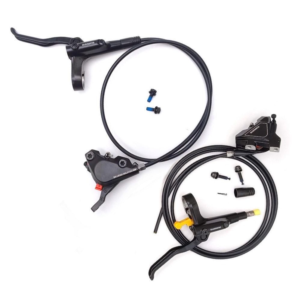 Shimano BL-MT201 BR-UR300 จักรยานเสือหมอบแบนไฮดรอลิกด้านหน้าด้านหลัง Flat Mount Caliper