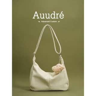 Auure Retro Large-Capacity One-Shoulder Deluxe Female Bag 2026 New Style Commuter Messen