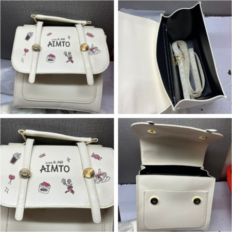 กระเป๋าหญิงสไตล์ใหม่อินเทรนด์พร็อพทุกการแข่งขันแฟชั่นที่เรียบง่ายซอกออกแบบกระโหลกสไตล์กระเป๋าเป้สะพายหลัง - รูปที่ 7