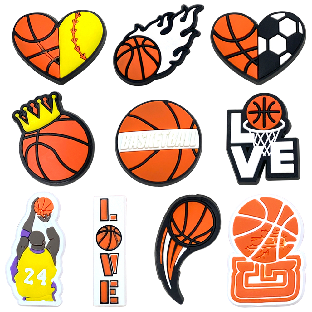 เครื่องรางรองเท้าบาสเก็ตบอลสําหรับ Clog สร้อยข้อมือรองเท้าสายรัดข้อมือ Party Supplies ของขวัญ