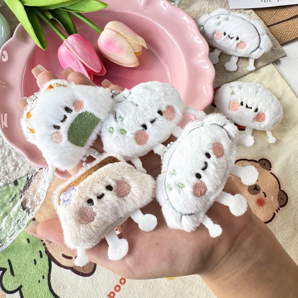 🍇Sweetybox🍇ยัดตุ๊กตาอาหารตุ๊กตาจี้-กระเป๋าเป้สะพายหลังแขวนเครื่องประดับเสน่ห์-รถพวงกุญแจอุปกรณ์ตกแต่ง-การ์ตูนน่ารักซูชิเกี๊ยวพวงกุญแจ-สําหรับกระเป๋า,โทรศั