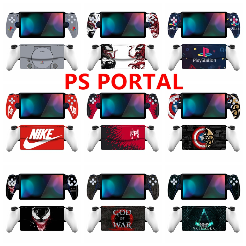 68 สีรูปลอกไวนิลผิวสําหรับ Sony PlayStation 5 Portal Remote Player PS5 Portal Skins Controller สติกเกอร์ป้องกัน