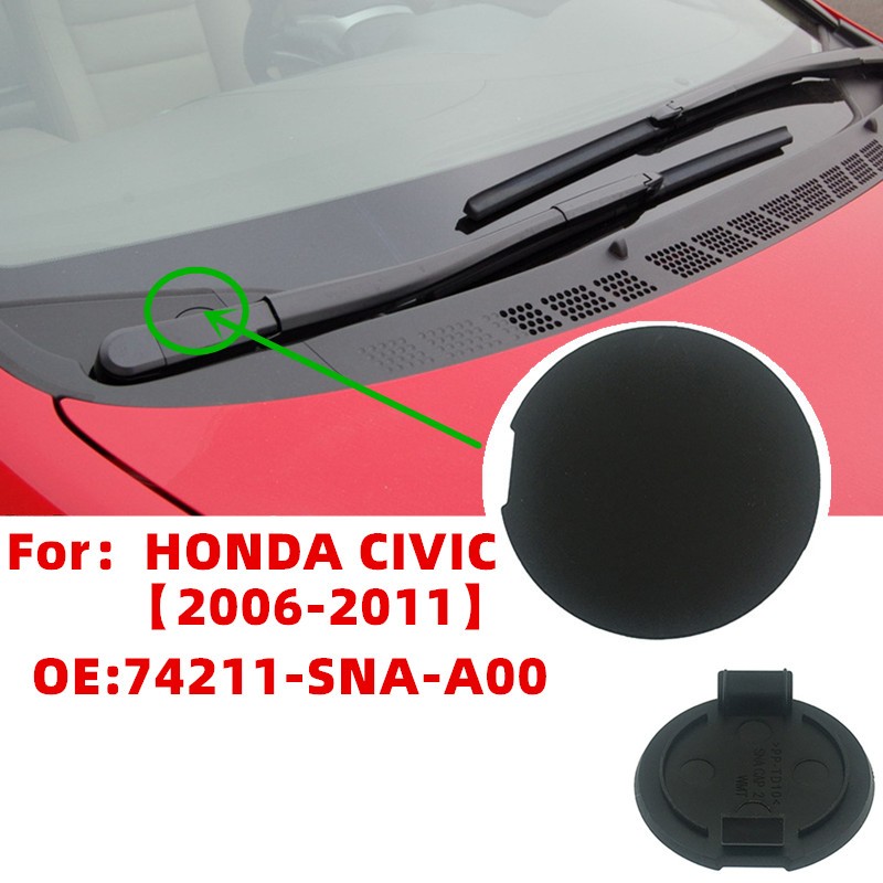 ฝาครอบด้านบนด้านข้างสําหรับ HONDA SNB CIVIC FD 2006-2010 ด้านหน้า WINDSREEN WIPER GRILLE COWL TOP CAP 74211-SNA-A00