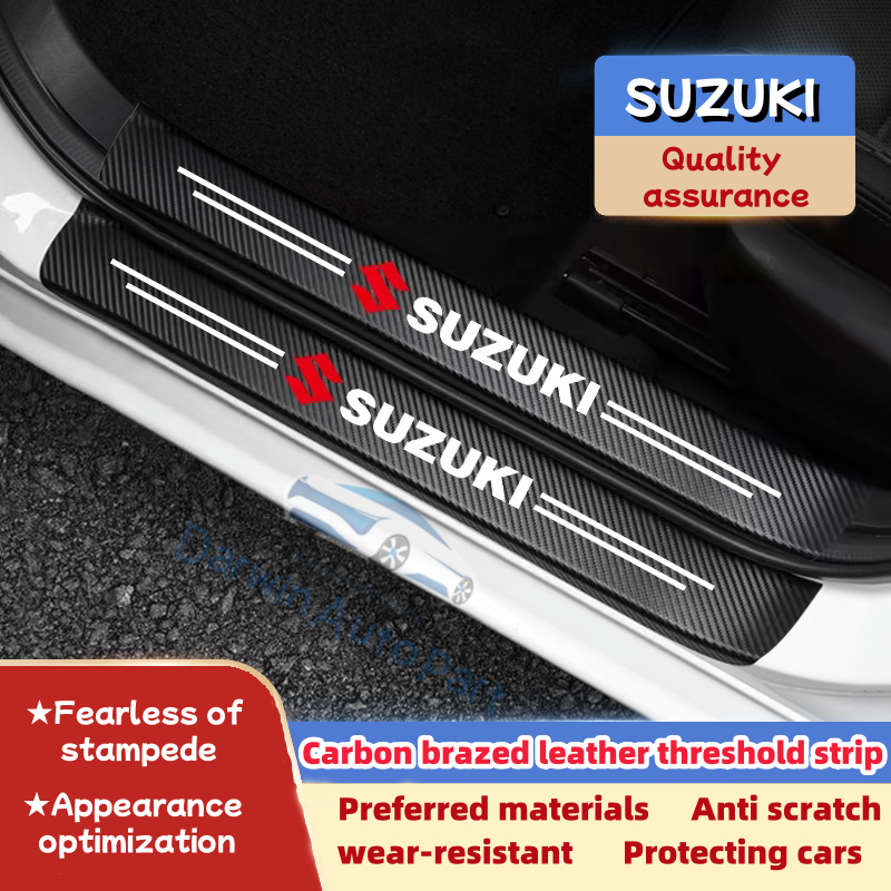 Suzuki ขอบประตูรถ ขอบท้ายรถ สติกเกอร์ป้องกันรอยขีดข่วน Anti-Scratch Decals 4 ชิ้น 8 ชิ้น 9 ชิ้น สําห