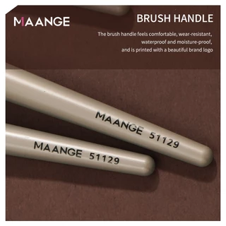 MAANGE ชุดแปรงแต่งหน้า 9 ชิ้น สไตล์เกาหลี ขนนุ่ม พร้อมกล่องเก็บ จำเป็นสำหรับมือใหม่ 51129
