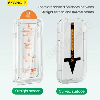 BKWHALE ติดตั้งง่ายกระจกนิรภัยสําหรับ OPPO Reno12 Reno13 Reno14 Reno15 ค้นหา X9 X8 X7 Ultra X8S X6 X5 Reno 15 15F 14F 13 13F 12F 11F 11F 6 + 7 10 Pro