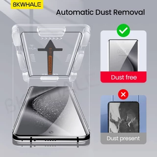 BKWHALE ติดตั้งง่ายกระจกนิรภัยสําหรับ Huawei Pura70 Pro Pura80 P60 P50 Nova 8 9 10 11 12 13 14 15 Nova15 Ultra Mate 30 40 Mate50 Mate60 Mate70 Mate80 Pro + ฟิล์มกันรอยหน้าจอ