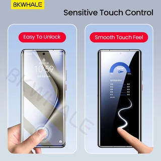 BKWHALE ติดตั้งง่ายกระจกนิรภัยสําหรับ Huawei Pura70 Pro Pura80 P60 P50 Nova 8 9 10 11 12 13 14 15 Nova15 Ultra Mate 30 40 Mate50 Mate60 Mate70 Mate80 Pro + ฟิล์มกันรอยหน้าจอ