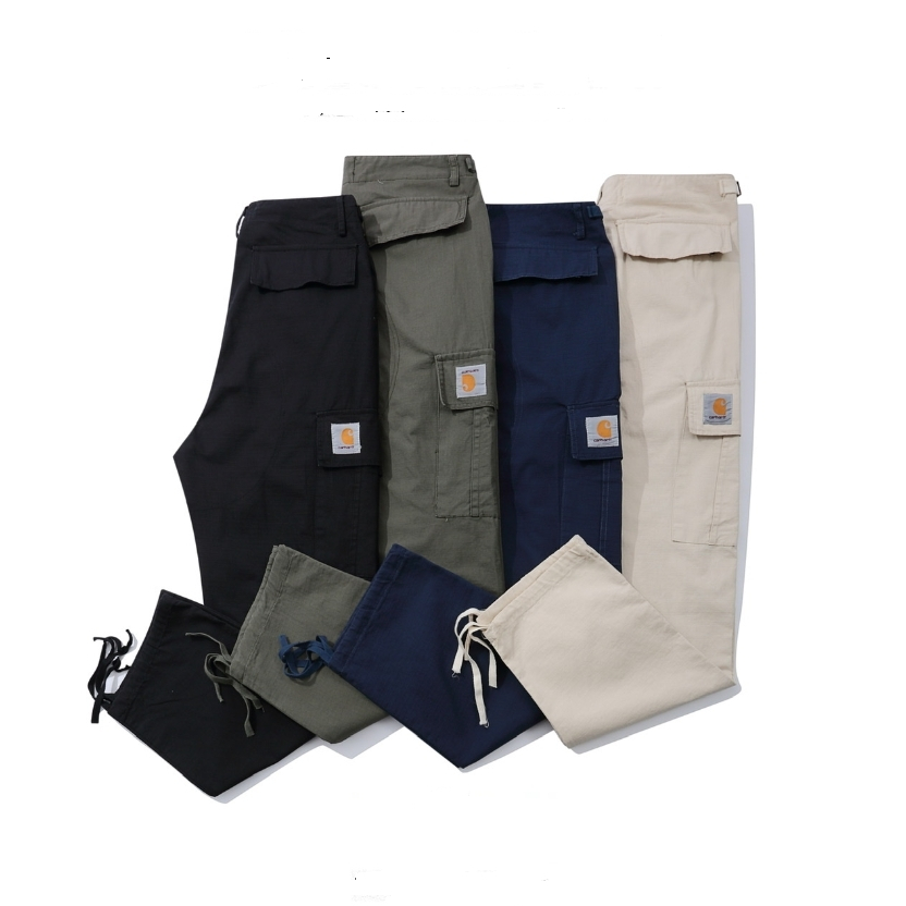 Street Wear Mens Pants Classic All-Match Style Washed Overalls