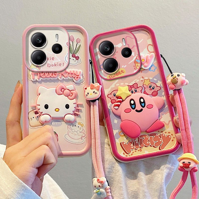เคส 3D สําหรับ Xiaomi Redmi Note 14 ,4G,เคสโทรศัพท์,24117RN76G,เคสป้องกันอินเทรนด์ที่ประณีตใหม่ยอดนิ