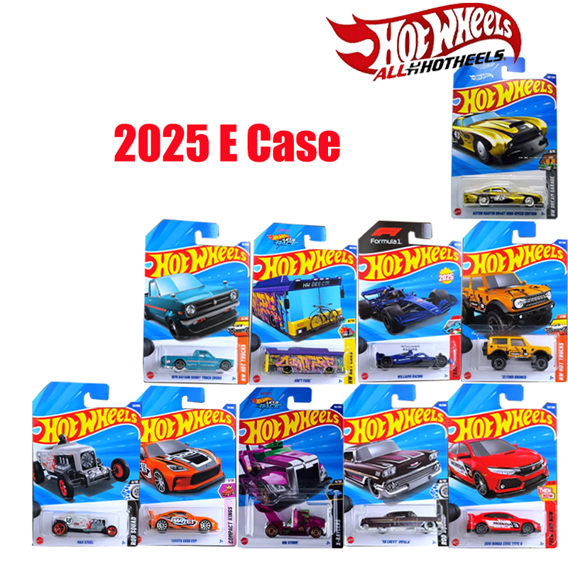 Mattel Hot Wheels 1/64 2025 E Case Basic Car Series Mazda Mx-5 Toyota GR86 Ford Mustang Porsche 904