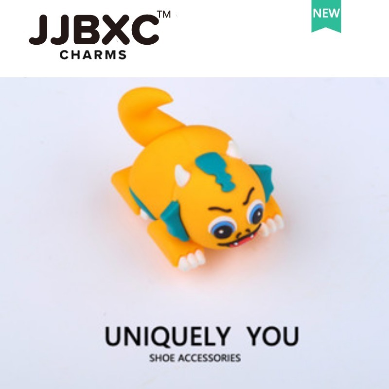 JJBXC ตัวติดรองเท้า charm หัวเข็มขัดตกแต่งรองเท้าน่ารัก ลายปลาโลมา ไดโนเสาร์ การ์ตูน KT cat สำหรับตกแต่งรองเท้าแฟชั่น อุปกรณ์ตกแต่งรองเท้า - รูปที่ 7