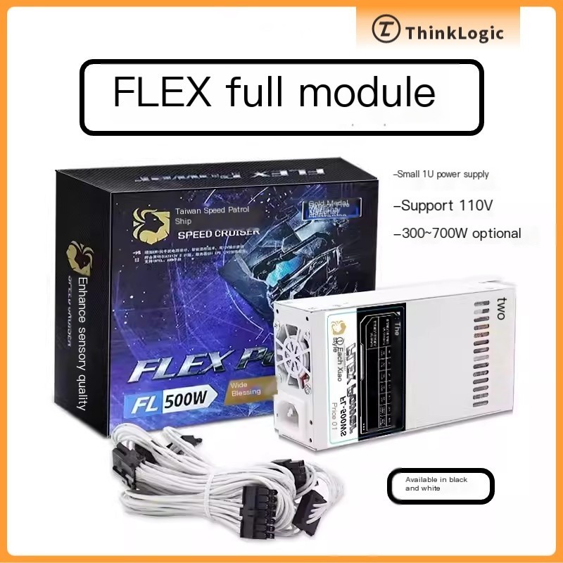 โมดูลเต็มรูปแบบ FLEX PSU ขนาดเล็ก 1U แหล่งจ่ายไฟ 300W/400W/500W/600W/700W จอแสดงผลอิสระ Silent Power