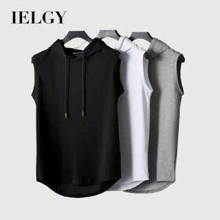 M-3XLHong Kong Style Street Hooded Vest Mens Trend Sleeve Th…