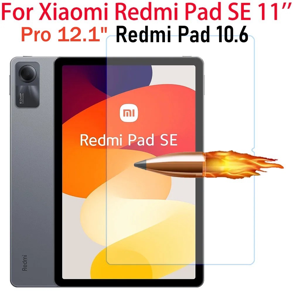 ฟิล์มกระจกนิรภัยกันรอยหน้าจอแท็บเล็ต Redmi Pad Pro 12.1 นิ้ว สําหรับ Redmi Pad SE 11 นิ้ว Redmi Pad 