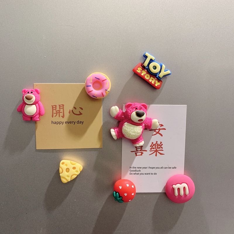 12ชิ้น แม่เหล็กติดตู้เย็น/อุปกรณ์ตกแต่งตู้/เครื่องประดับ3ง/กระดานข้อความ/สติกเกอร์เอกสารสํานักงาน/อาหารจําลอง/สติกเกอร์ตู้เย็นน่ารัก/ตกแต่งห้องเด็ - รูปที่ 3