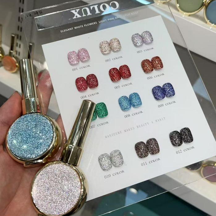 พร้อมส่ง  Summer girl  12 สี (SR)  สีเจลแฟลช สีทาเล็บเจล สีเจล สีเจลแฟลช แถม ชาร์ทสี  18 มล.