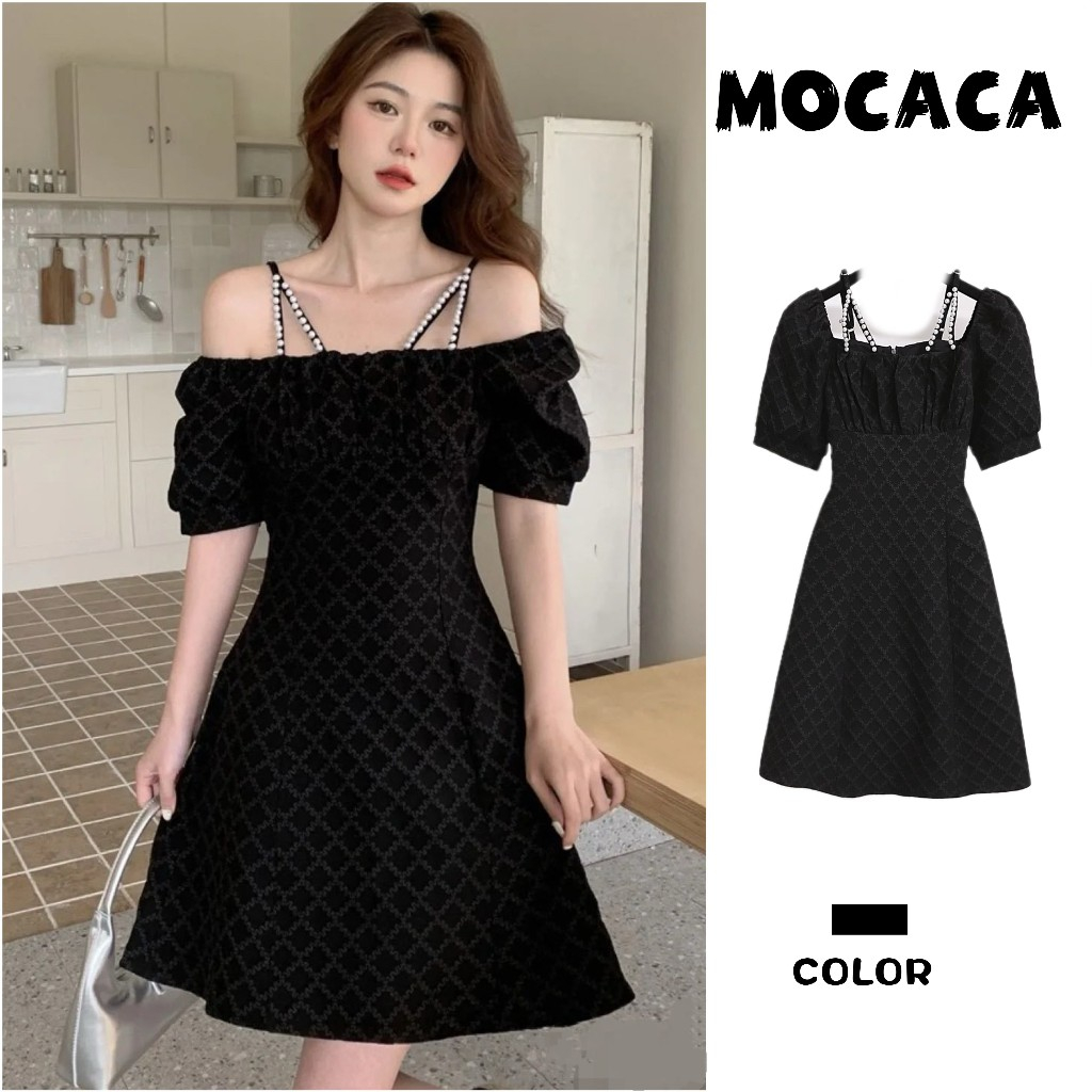 MOCACA ✨พร้อมส่ง✨ชุดเดรสยาว ทรงหลวม ชุดกิจกรรม ชุดแต่งงาน ชุดเจ้าหญิง