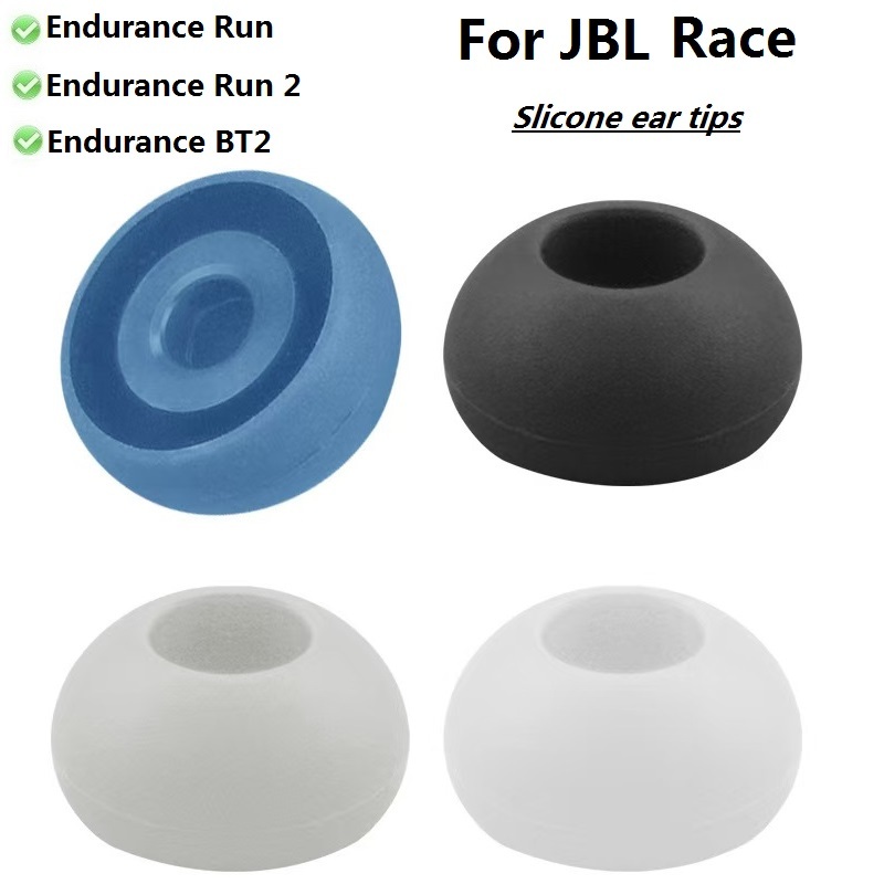 ซิลิโคนหูเคล็ดลับหูฟังสําหรับ JBL Endurance Race Run Run2 BT2 หูฟังบลูทูธเปลี่ยนหูฟังแบบนุ่มหูฟังอะไหล่