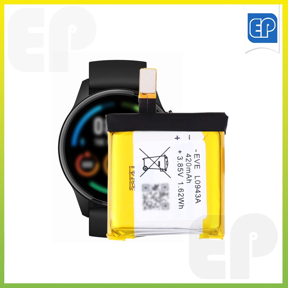 ใหม่ EVE L0943A เปลี่ยนแบตเตอรี่สําหรับ Xiaomi Mi Watch สีกีฬา 46 มม.สมาร์ทนาฬิกา 420mAh