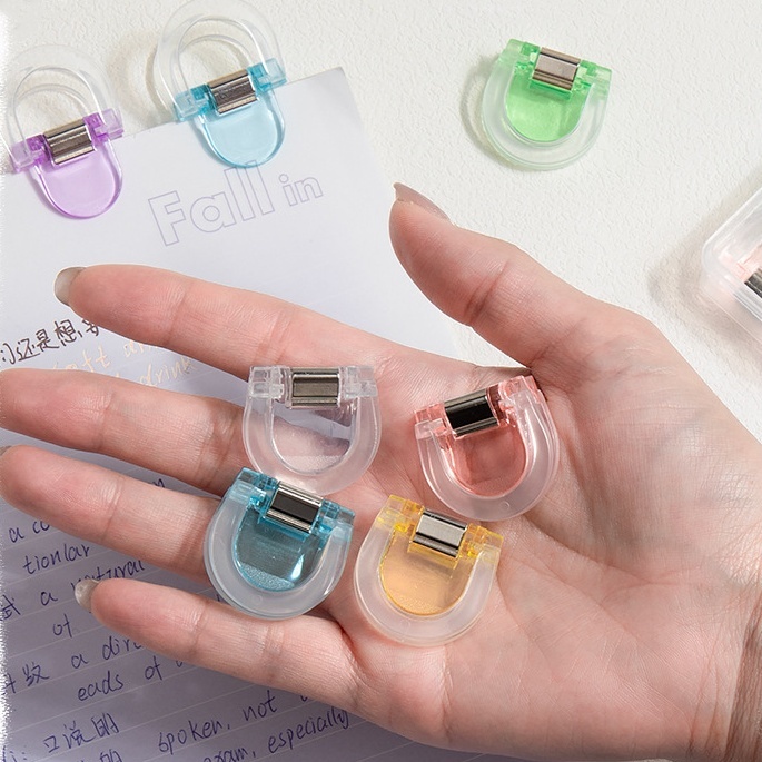 แฟ้มสีมาการองโปร่งใสโฟลเดอร์ไฟล์รูปส่วนโค้งผู้ถือหน้าดัชนีศึกษาและสํานักงานผูกพันอุปกรณ์