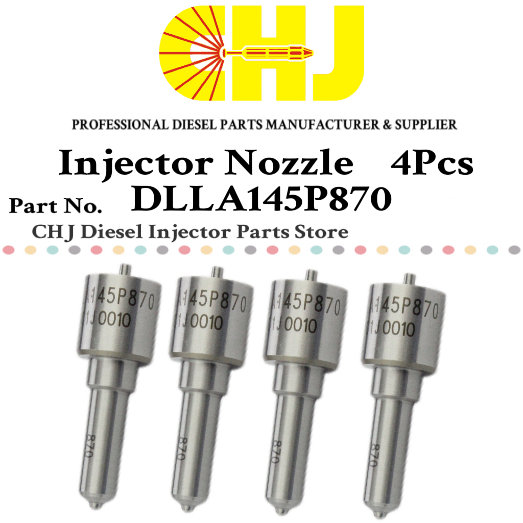 จีน Made New DLLA145P870 093400-8700หัวฉีดดีเซลสําหรับ 095000-5600 หัวฉีดน้ํามันเชื้อเพลิงรางทั่วไป DLLA 145P 870 สําหรับ 1465A041 OEM