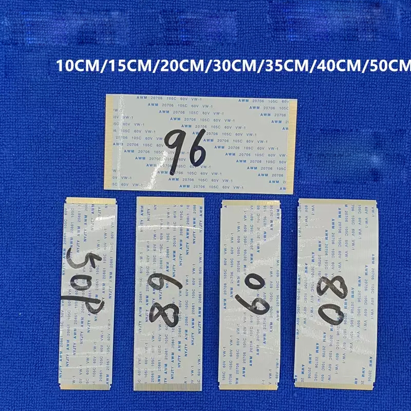 ชิ้น/เซ็ตชุบ 2 Gold ffc AWM 20861 20706 105C 60V VW-160 core 80 pin สายหน้าจอทีวี ttc