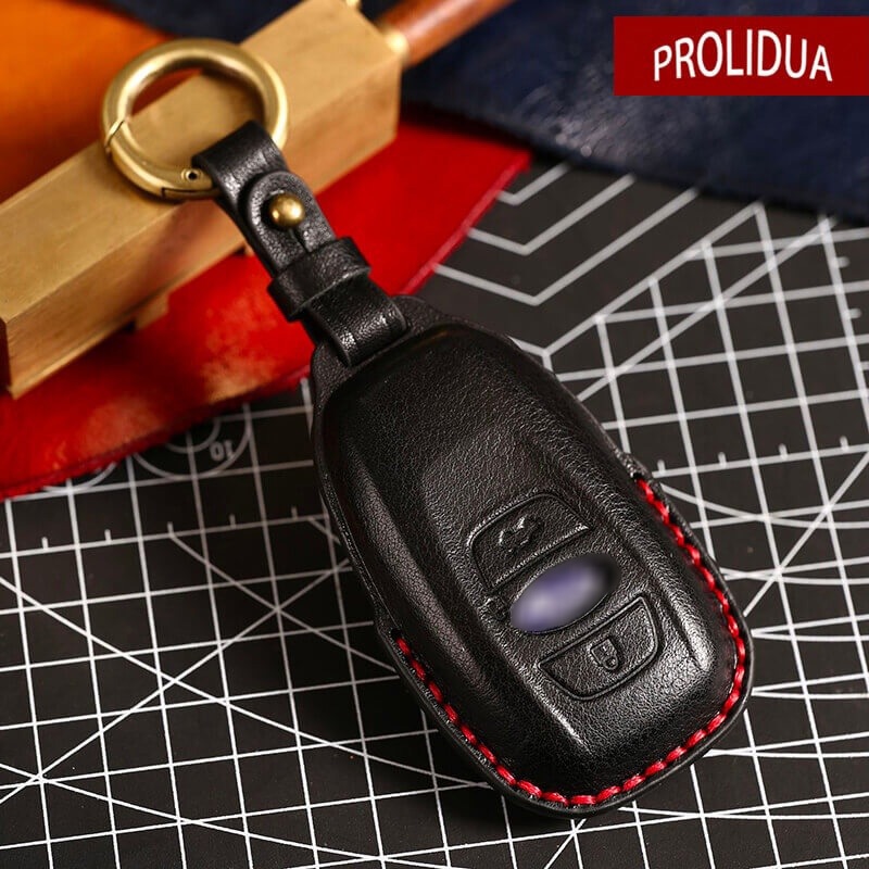 เคสกุญแจรถยนต์ หนัง แฮนด์เมด อุปกรณ์เสริม สําหรับ Subaru XV Forester WRX