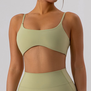 ฤดูร้อนใหม่สลิงโยคะชุดชั้นในกระชับกีฬาด้านบนด้วยแผ่นชุดชั้นใ…