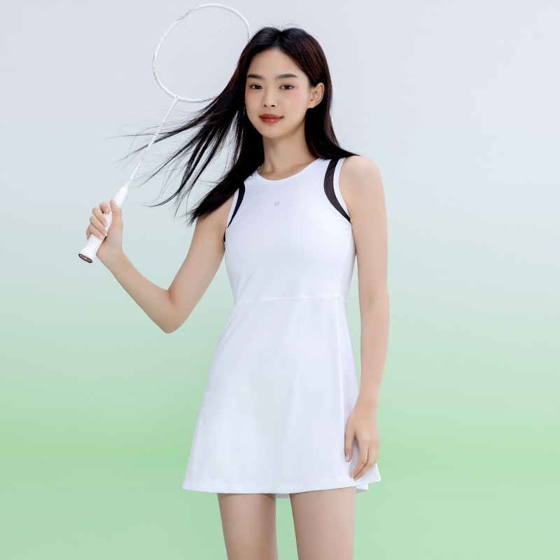 Kawasaki Pickleball แบดมินตันเทนนิสชุดกีฬา K1C08-C2798 ชุดถักผู้หญิงกระโปรงกีฬา Breathable และ Weat-wicking