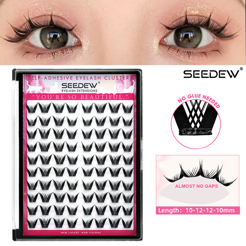 Seedew กาวฟรีขนตาปลอม Cat Series Sweet Cool Girls Eyelashes
