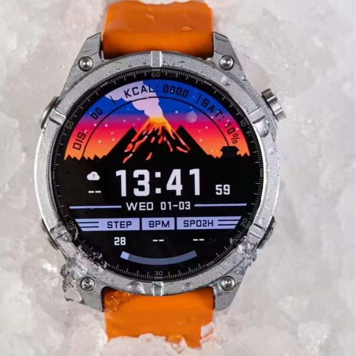 2025 HD300 สมาร์ทนาฬิกาสําหรับชายกันน้ําดําน้ําและว่ายน้ํานาฬิกากีฬากลางแจ้ง AMOLED SmartWatch บลูทู
