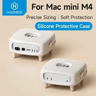 Hagibisซิลิโคนฝาครอบป้องกันสําหรับmac Mini M4/M4 Pro 2024 นุ…