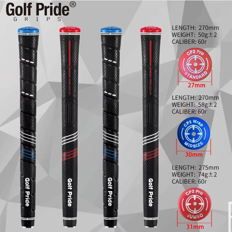 Golf Pride Standard/Midsize/ขนาดจัมโบ้ Pro และ Wrap Rubber Golf Grips Club Grips Woods/Irons