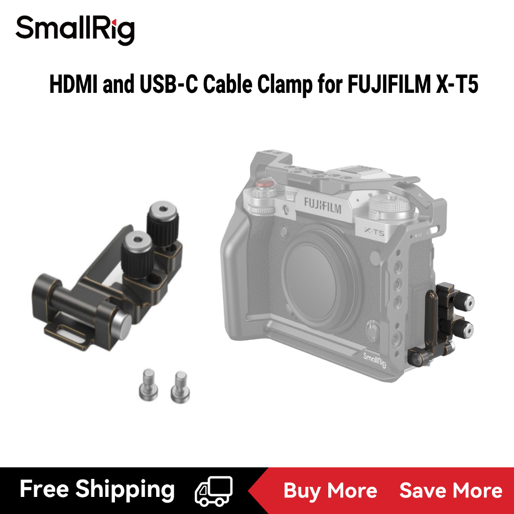 แคลมป์รัดสาย SmallRig และ USB-C สําหรับ FUJIFILM X-T5 #4147