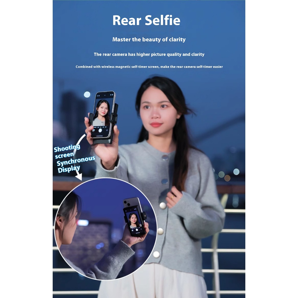 Kingma PH05-MAX โทรศัพท์หน้าจอแสดงผลเซลฟี่ teleprompter สําหรับการฉายภาพบนจอภาพหน้าจอเดียวกัน