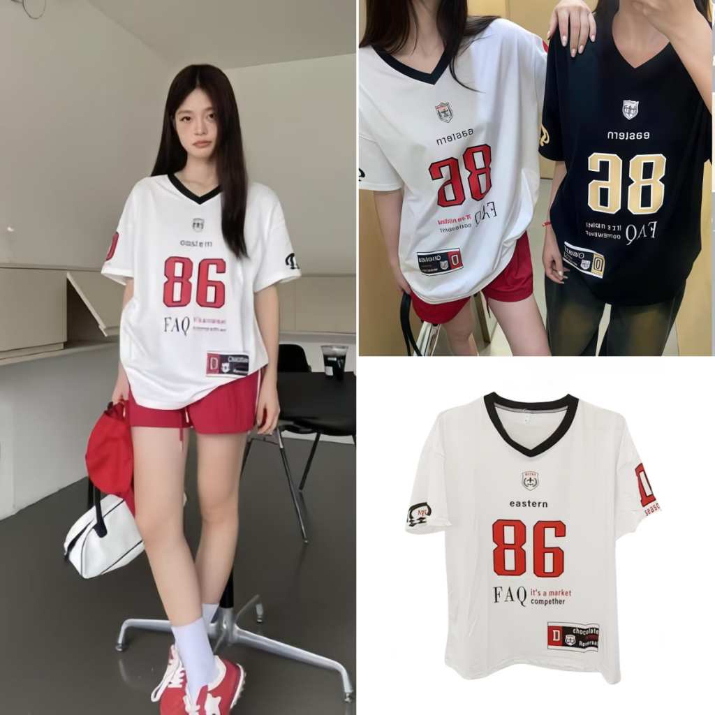 Luna Shop  เสื้อยืดแฟชั่นผู้หญิง เสื้อเชิ้ต สไตล์เกาหลี เรโทรเซ็กซี่ สไตล์ลำลอง แฟชั่น 🍒 พร้อมส่ง 💕