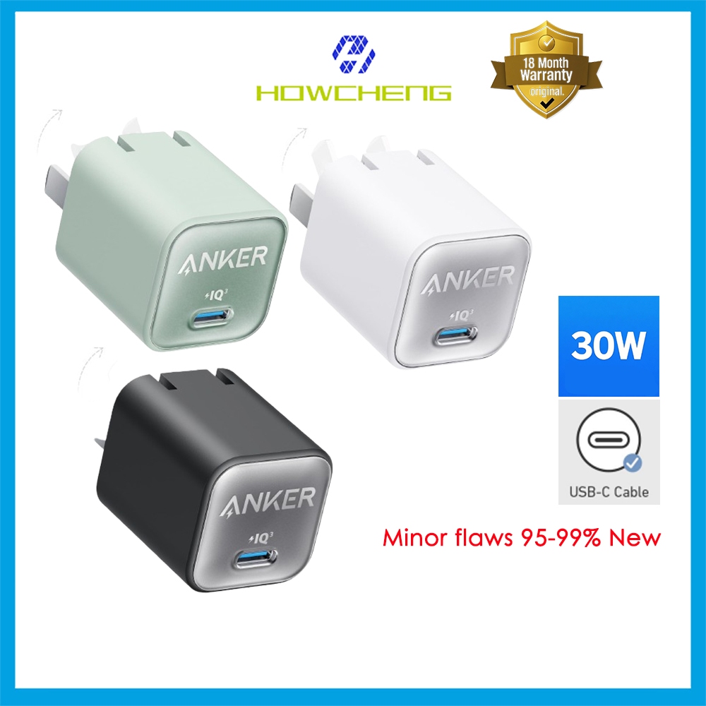 Anker 511 Charger Nano 3 Pro 30W USB C GaN ชาร์จเร็ว