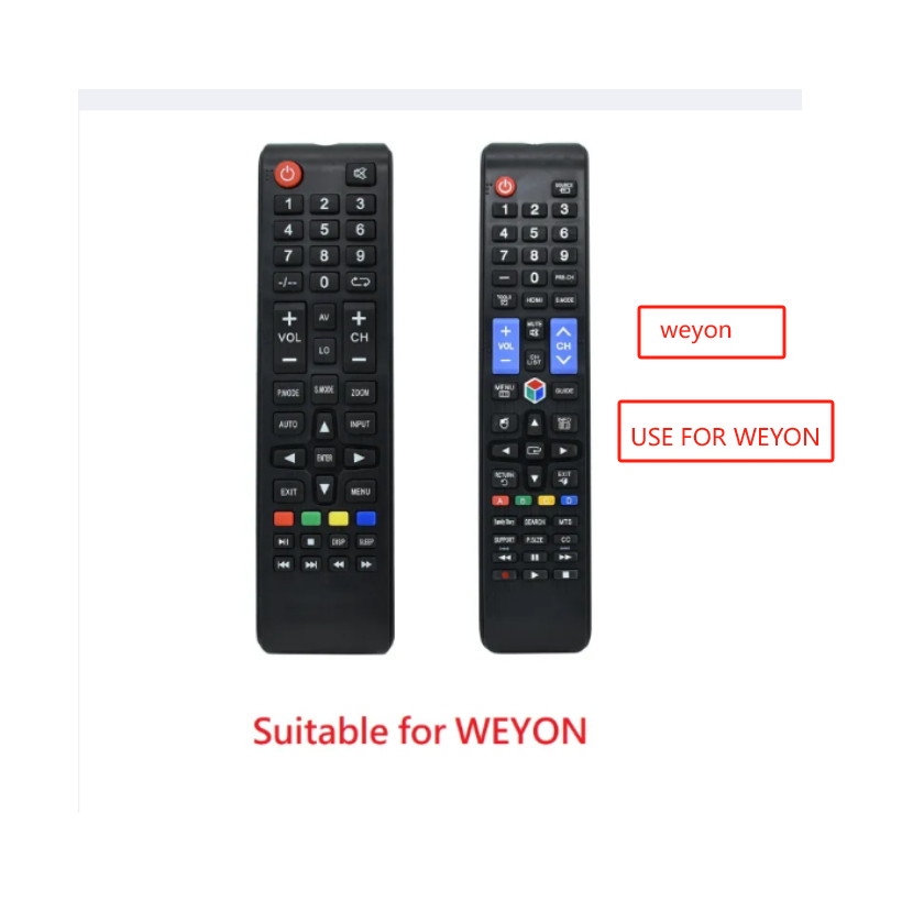 สําหรับ WEYON Vyon แผงแบนจอแสดงผล LED Digital TV สมาร์ททีวีรีโมทคอนโทรลสําหรับ weiyon สมาร์ททีวีรีโมทคอนโทรล Weyon