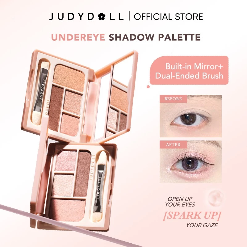 [ใหม่] Judydoll Undereye shadow Palette พาเลตต์ไฮไลท์ใต้ตา เอเกียวซัล มินิ