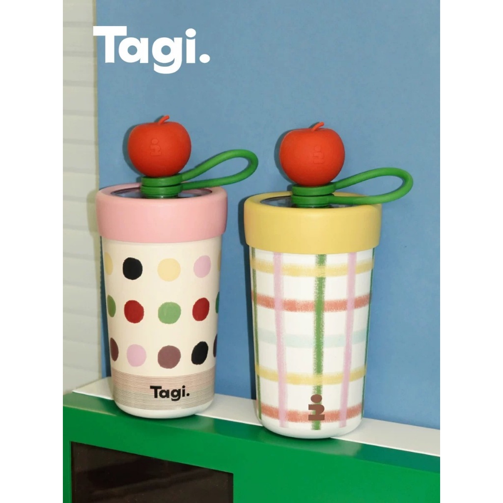 Tagi. กระติกน้ำสแตนเลส เก็บอุณหภูมิ ความจุขนาดใหญ่ พร้อมหลอด แก้วน้ำเก็บอุณหภูมิ 400ml ขวดน้ําพกพา