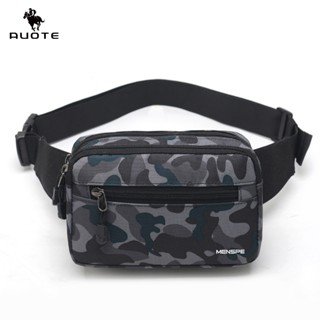 AUOTE ผู้ชายกีฬาเอวกระเป๋าแฟชั่นผู้ชายกระเป๋าหน้าอกกระเป๋ากร…