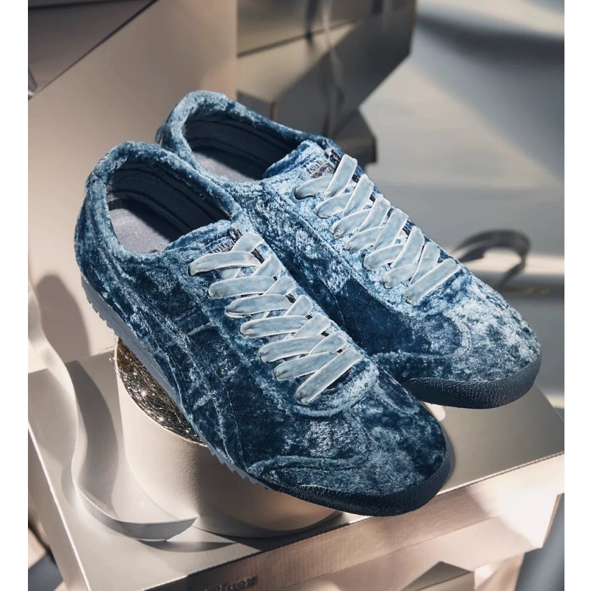 [สินค้าใหม่] Onitsuka MEXICO 66 VELVET ผู้ชายผู้หญิงรองเท้าลําลองรองเท้ากีฬา