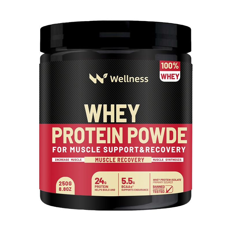 Wellness High Whey Protein Powder Whey Isolate Gluten Free Lean Muscle Mass สําหรับผู้ชายและผู้หญิง