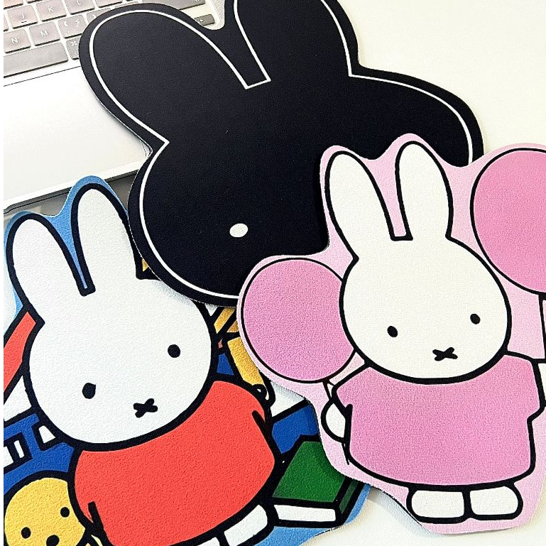 OHAYA | Bunny Mouse Pad Balloon Bunny ฉนวนกันความร้อน Coaster ตาราง Mat miffy