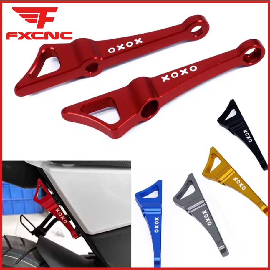 สําหรับ CFMOTO CF Moto CF125 XO-1 XO Papio 125/ABS CNC รถจักรยานยนต์ด้านหลัง Footpeg ลบกรอบวงเล็บตกแ
