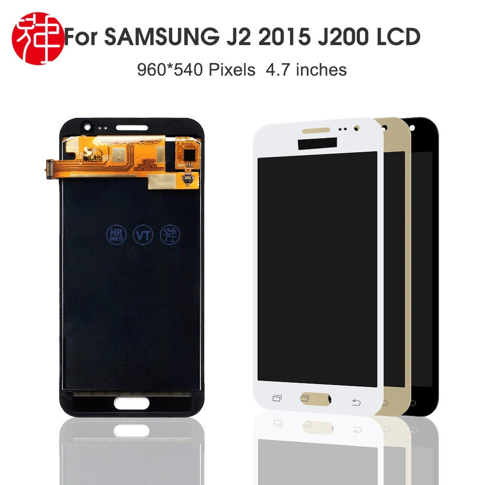 VT หน้าจอสัมผัสด้านหน้าจอแสดงผล 4.7 "TFT สําหรับ Samsung Galaxy J2 2015 J200 J200F J200Y J200G จอแสด