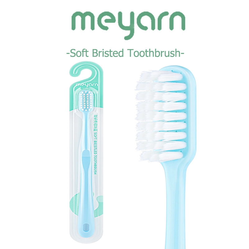 MEYARN 5 ชิ้น แปรงสีฟันขนแปรงนุ่ม สําหรับทําความสะอาดช่องปาก